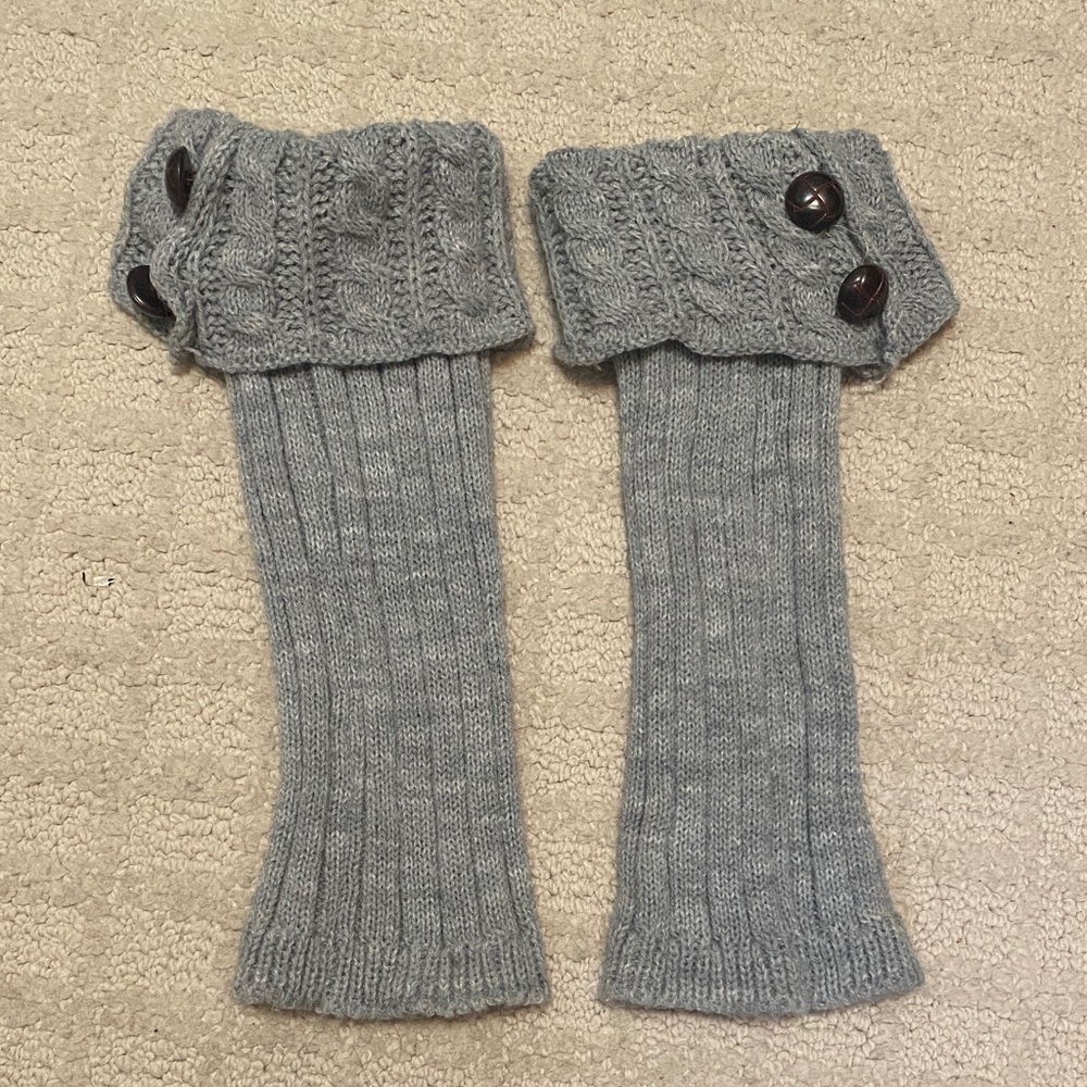 Girl’s Knit Leg Warmers - Picture 2 of 5
